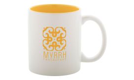 Revery, cană, galben/alb