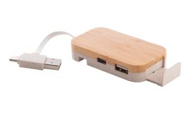 Holbaru, hub USB, natural