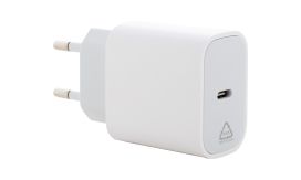 Recharge Solo, încărcător de perete, RABS USB C, alb