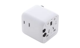 Jetsetter Pico, adaptor de călătorie RPC, alb