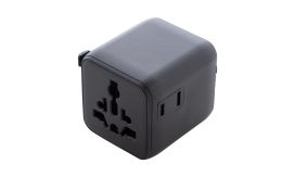 Jetsetter Pico, adaptor de călătorie RPC, negru