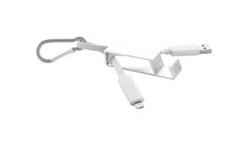 Cappy, cablu USB, argintiu