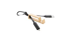 Boppy, cablu USB, negru/natural