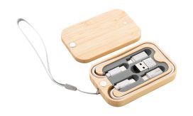 Cabsly, set cablu USB, natural