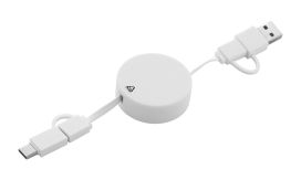 Rascop, cablu de încărcare USB RABS, alb