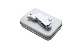 Gigax, unitate flash USB OTG, argintiu