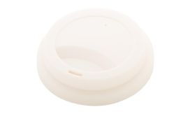 CreaCup, cană termoizolantă personalizată, capac, alb