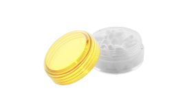 TwistMint, recipient bomboane, galben