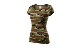 Camo Pure, Tricou pentru damă,  camuflaj maro