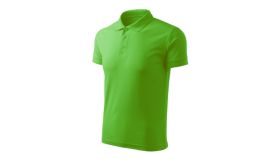 Pique Polo Free, Tricou polo pentru bărbaţi, verde măr
