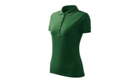 Pique Polo Free, Tricou polo pentru damă, verde sticlă