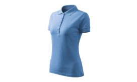 Pique Polo Free, Tricou polo pentru damă, albastru deschis