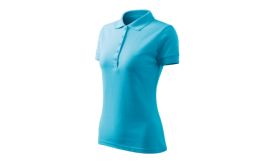 Pique Polo Free, Tricou polo pentru damă, turcoaz