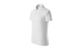 Pique Polo Free, Tricou polo pentru copii, alb
