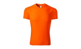 Pixel, Tricou unisex, portocaliu neon