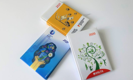 Agendă A5 datată săptămânal cu interior personalizat