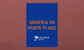 Autocolant PVC alb imprimat color o față