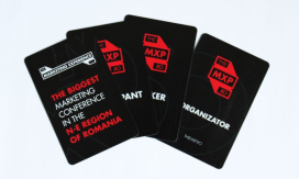 Card PVC alb personalizat color