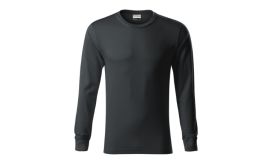 Resist LS, Tricou unisex, ebony gray