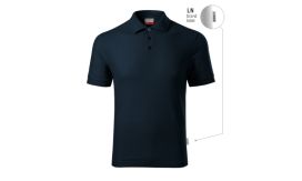 Reserve, Tricou polo pentru bărbaţi, albastru marin 02 (brand label)