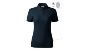 Reserve, Tricou polo pentru damă, albastru marin 02 (brand label)