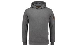 Premium Hooded Sweater, Hanorac pentru bărbaţi, stone melange