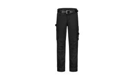 Work Pants Twill Cordura Stretch, Pantaloni de lucru unisex, negru