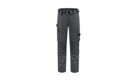 Work Pants Twill Cordura Stretch, Pantaloni de lucru unisex, gri închis