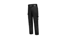 Work Pants Twill Cordura, Pantaloni de lucru unisex, negru