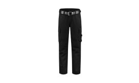 Work Pants Twill, Pantaloni de lucru unisex, negru