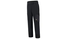 Work Trousers 4-way Stretch, Pantaloni de lucru unisex, negru