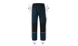 Woody, Pantaloni de lucru pentru bărbaţi, albastru marin