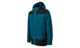 Vertex, Jachetă softshell de iarnă pentru bărbaţi, albastru petrol