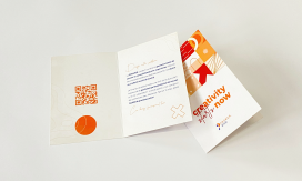 Felicitare A6 pliată tipărită color