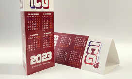Calendar de birou tip turn 95 x 220 mm (1/3 A4)