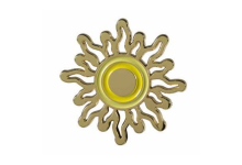 Insignă pin metalică cu spărtură realizată la formă